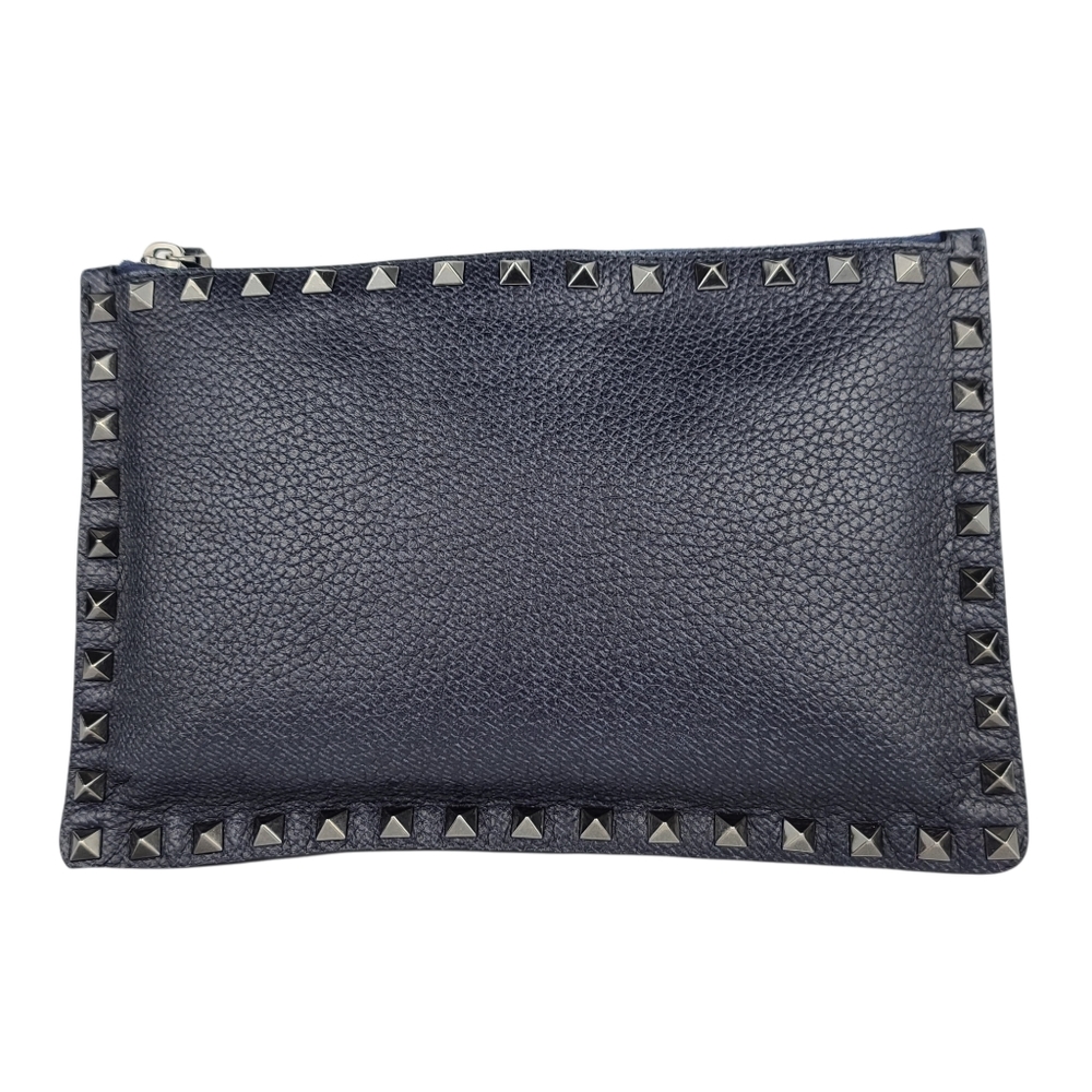 Valentino Garavani Rockstud Atelier Leather Pouch - Picture 1 of 9